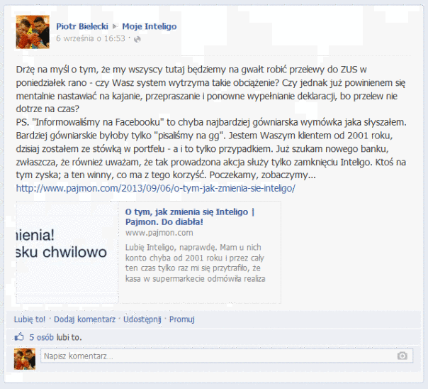 Z piątku o wpłatach do ZUS