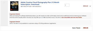 B&H Promo na Adobe CC